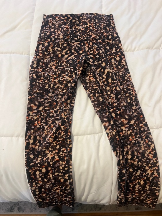 lululemon athletica Pants - lululemon athletica Black & Brown Speckled Ankle Leggings